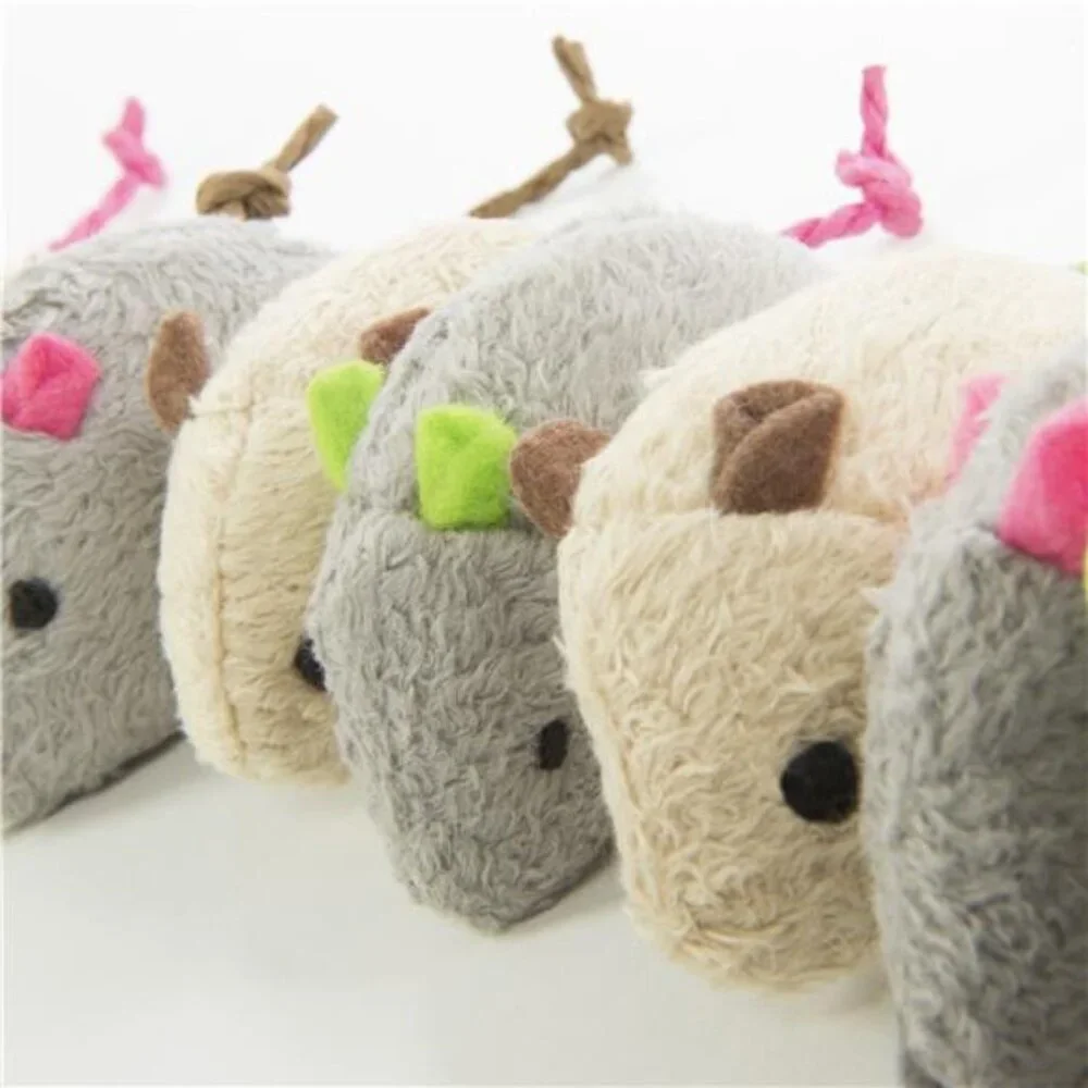 Skitter Critters Value Pack, Soft Plush Catnip Filled Mice Cat Toys,